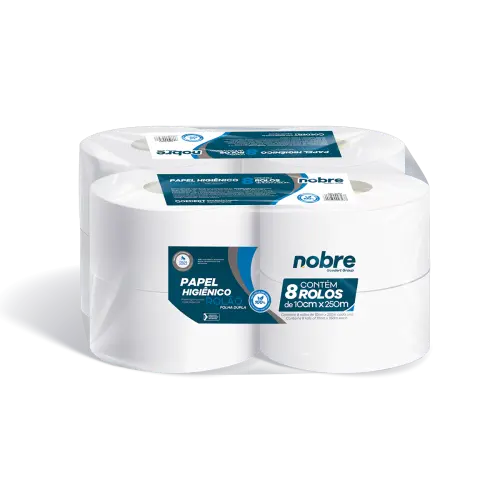 Papel Higienico Jumbo DH 250m Blanco x8 Rollos