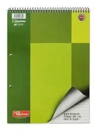 Block PAPIROS Rayado c/ espiral A4 x 70 hojas