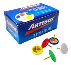 Chinches Colores (Caja x 50 unidades)