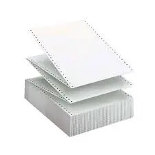 Fanfold 60 grs Con Desborde 25 cm x 12" Liso                