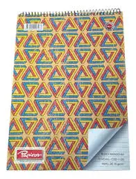 [BLO5R] Block PAPIROS Tapa Dura Rayado A5 x 80 hojas
